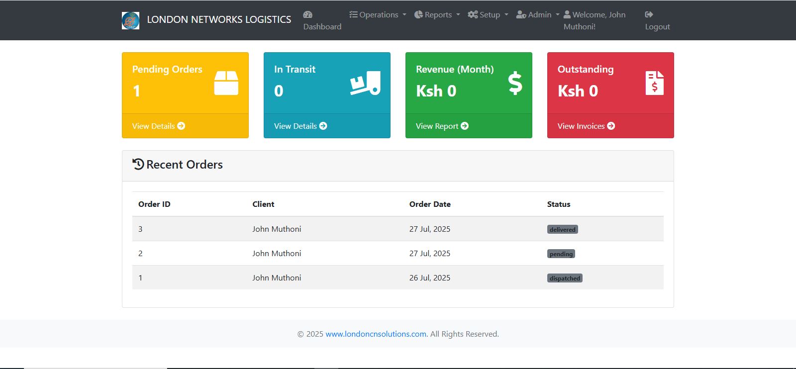 Logistics Management