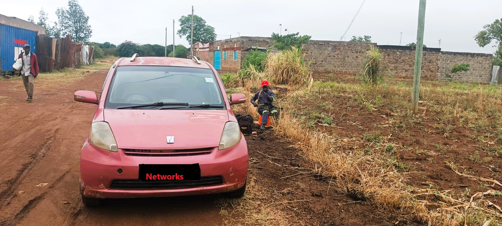 Our Technician At fieldwork